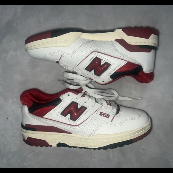 New Balance 550 Aime Leon Dore White Red - Picture 4 of 7